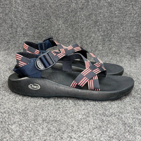 Chaco Z/1 Classic Sandals Men\'s 11‎ Blue Red White Flag Athletic Outdoor Hiking main image 7